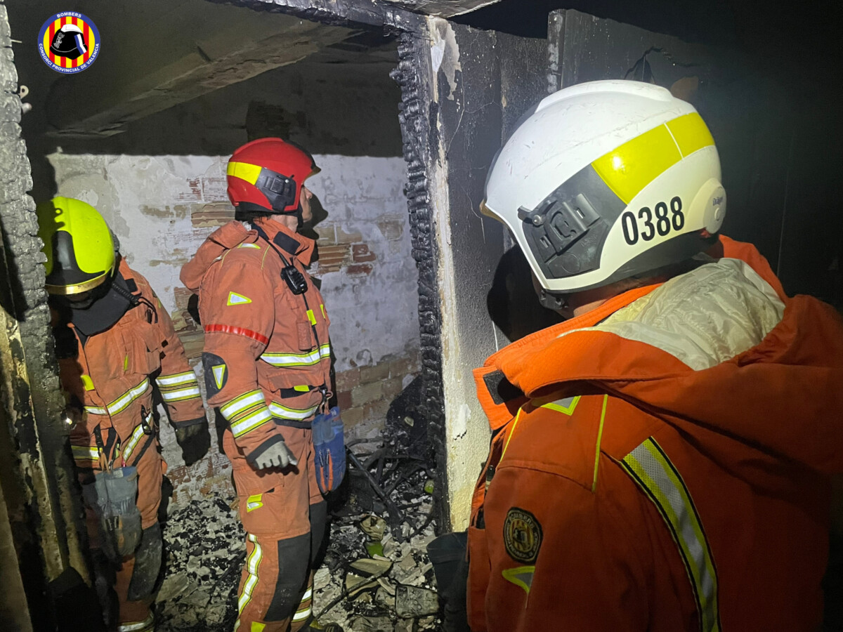 Incendio de una vivienda en Torrent
